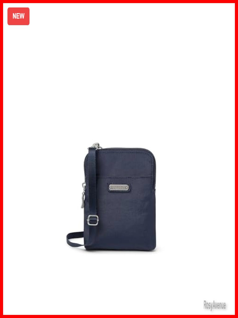 Water-Resistant Nylon Rfid Crossbody Bag With Adjustable Strap